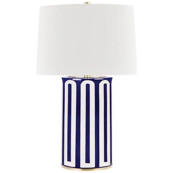 Hudson Valley Lighting - Borneo Table Lamp - L1376-AGB/BL - Canada Light Shop