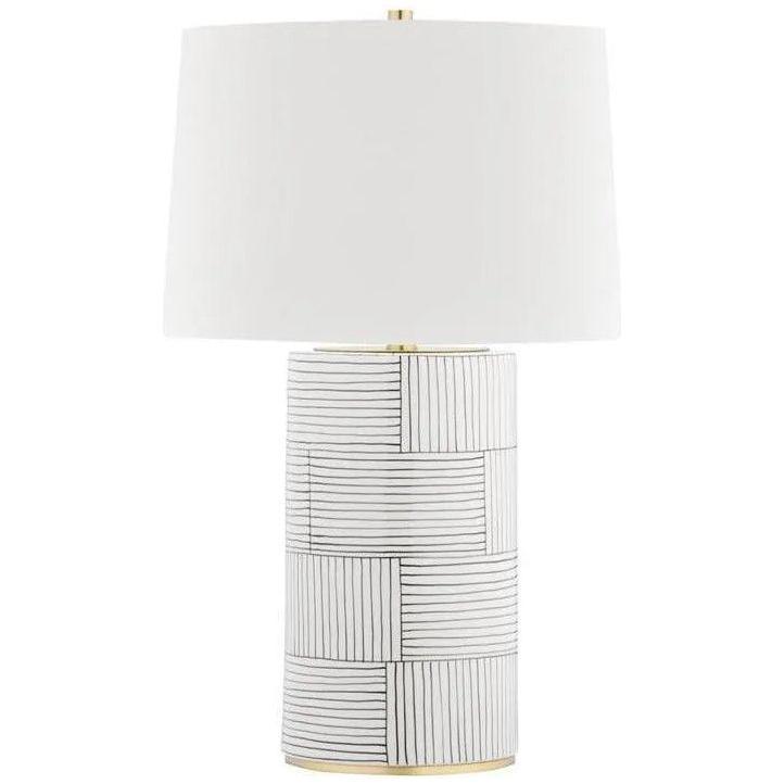 Hudson Valley Lighting - Borneo Table Lamp - L1376-AGB/ST - Canada Light Shop