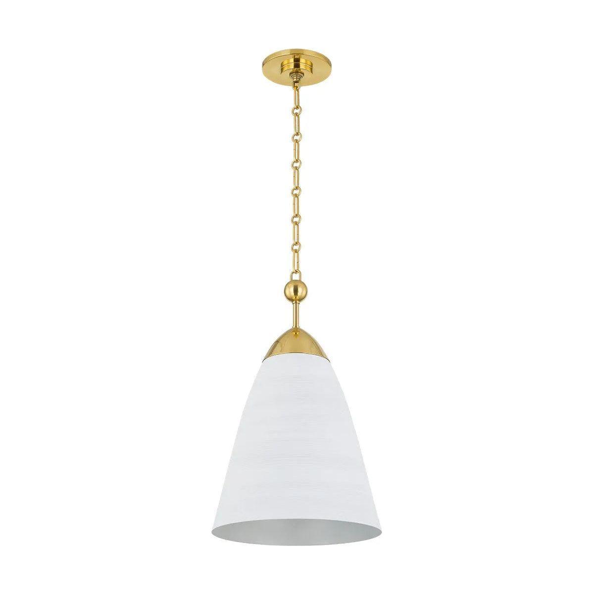 Hudson Valley Lighting - Bronson Pendant - BKO1500-AGB/WP - Canada Light Shop