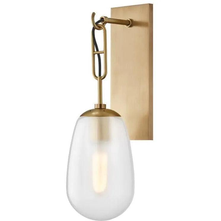 Hudson Valley Lighting - Bruckner Wall Sconce - 2101-AGB - Canada Light Shop