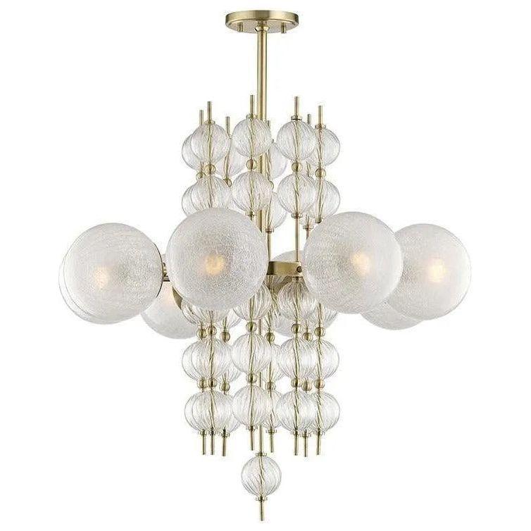 Hudson Valley Lighting - Calypso Chandelier - 6433-AGB - Canada Light Shop