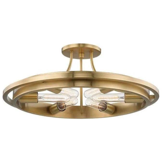 Hudson Valley Lighting - Chambers Flush Mount - 2721-AGB - Canada Light Shop