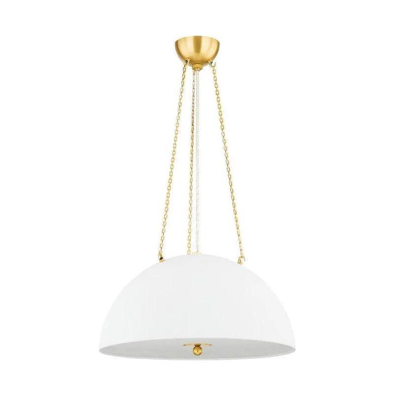 Hudson Valley Lighting - Chiswick Pendant - MDS1100-AGB/WP - Canada Light Shop
