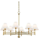 Hudson Valley Lighting - Classic No.1 Chandelier - MDS106-AGB - Canada Light Shop