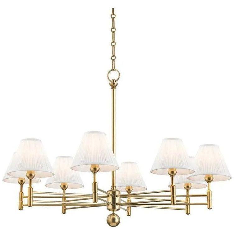 Hudson Valley Lighting - Classic No.1 Chandelier - MDS106-AGB - Canada Light Shop