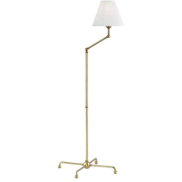 Hudson Valley Lighting - Classic No.1 Floor Lamp - MDSL108-AGB - Canada Light Shop