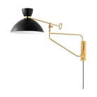 Hudson Valley Lighting - Cranbrook Portable Wall Sconce - 8514-AGB/SBK - Canada Light Shop