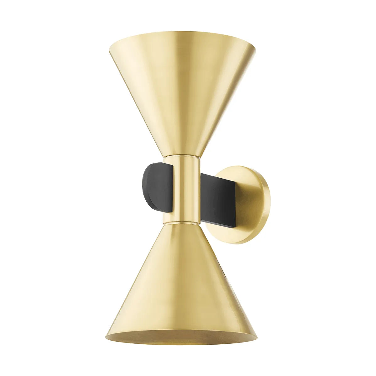 Hudson Valley Lighting - Cranston Wall Sconce - 4916-AGB/SBK - Canada Light Shop