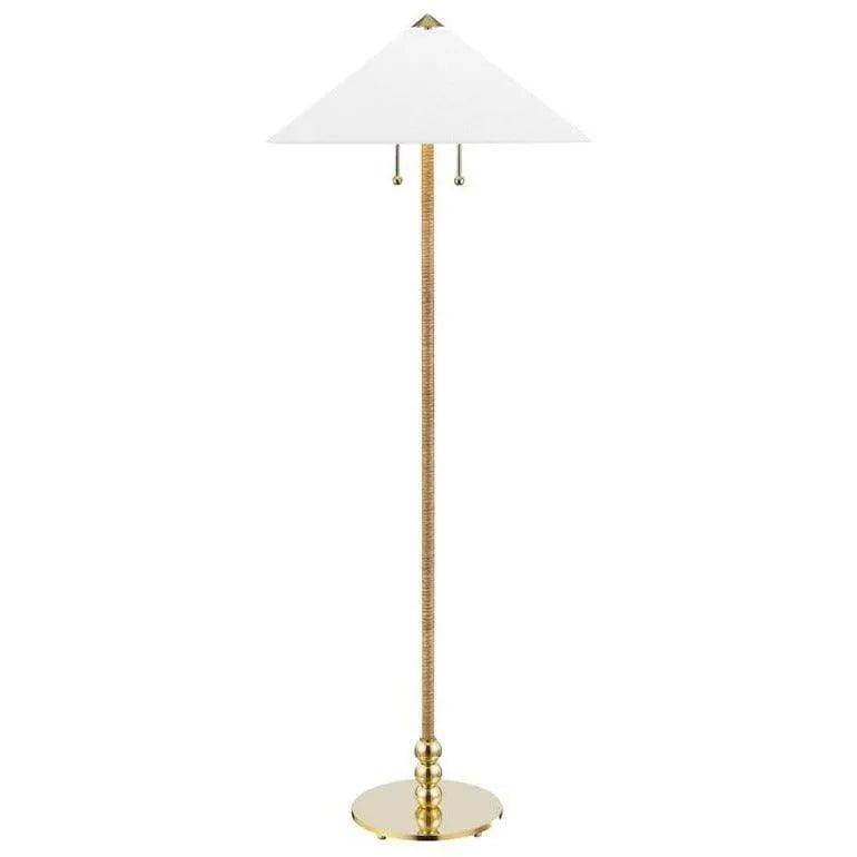 Hudson Valley Lighting - Flare Floor Lamp - L1399-AGB - Canada Light Shop