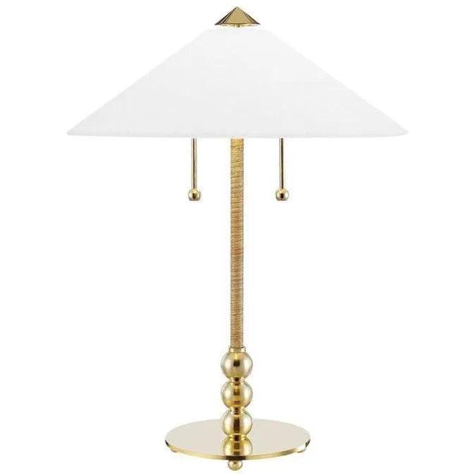 Hudson Valley Lighting - Flare Table Lamp - L1395-AGB - Canada Light Shop
