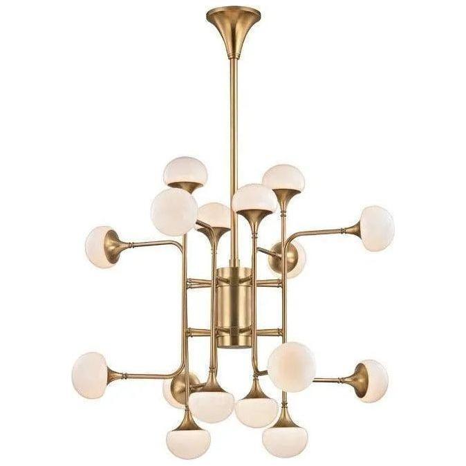 Hudson Valley Lighting - Fleming Chandelier - 4716-AGB - Canada Light Shop