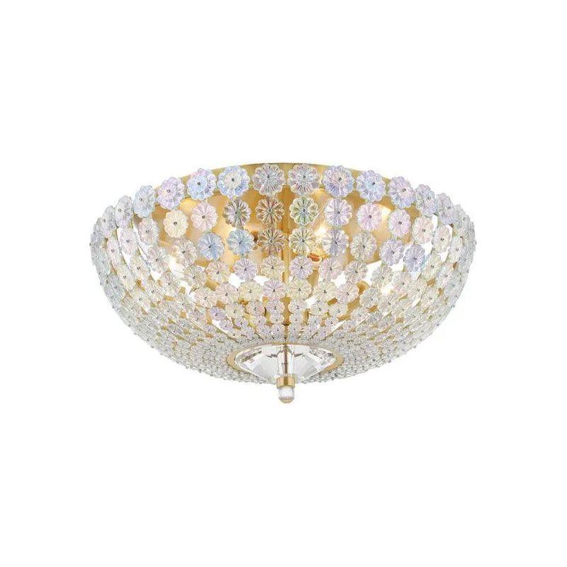 Hudson Valley Lighting - Floral Park Flush Mount - 8217-AGB - Canada Light Shop