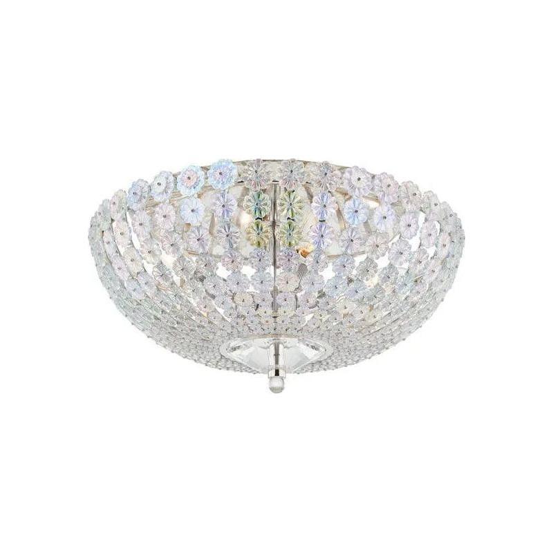 Hudson Valley Lighting - Floral Park Flush Mount - 8217-PN - Canada Light Shop