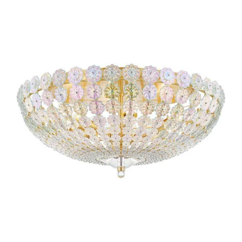 Hudson Valley Lighting - Floral Park Flush Mount - 8222-AGB - Canada Light Shop