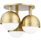 Hudson Valley Lighting - Foster Semi Flush Mount - 1203-AGB - Canada Light Shop