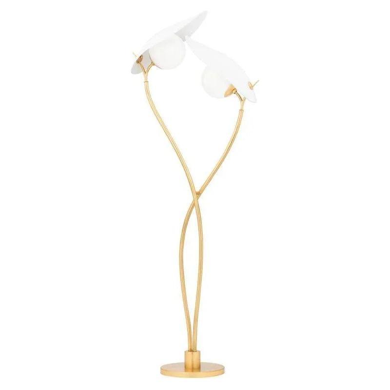 Hudson Valley Lighting - Frond Floor Lamp - KBS1749401-GL/TWH - Canada Light Shop