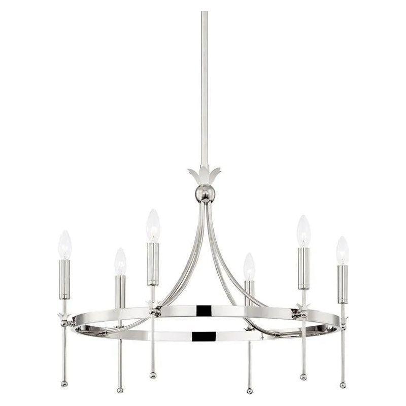 Hudson Valley Lighting - Gates Chandelier - 4327-PN - Canada Light Shop