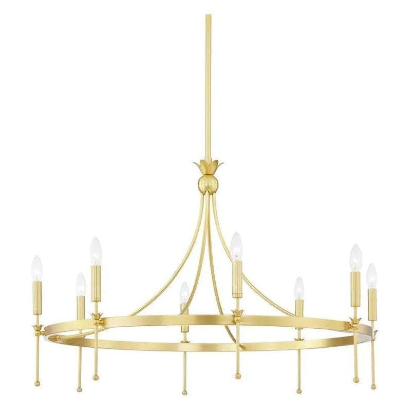 Hudson Valley Lighting - Gates Chandelier - 4338-AGB - Canada Light Shop