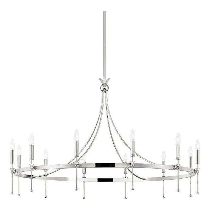Hudson Valley Lighting - Gates Chandelier - 4351-PN - Canada Light Shop