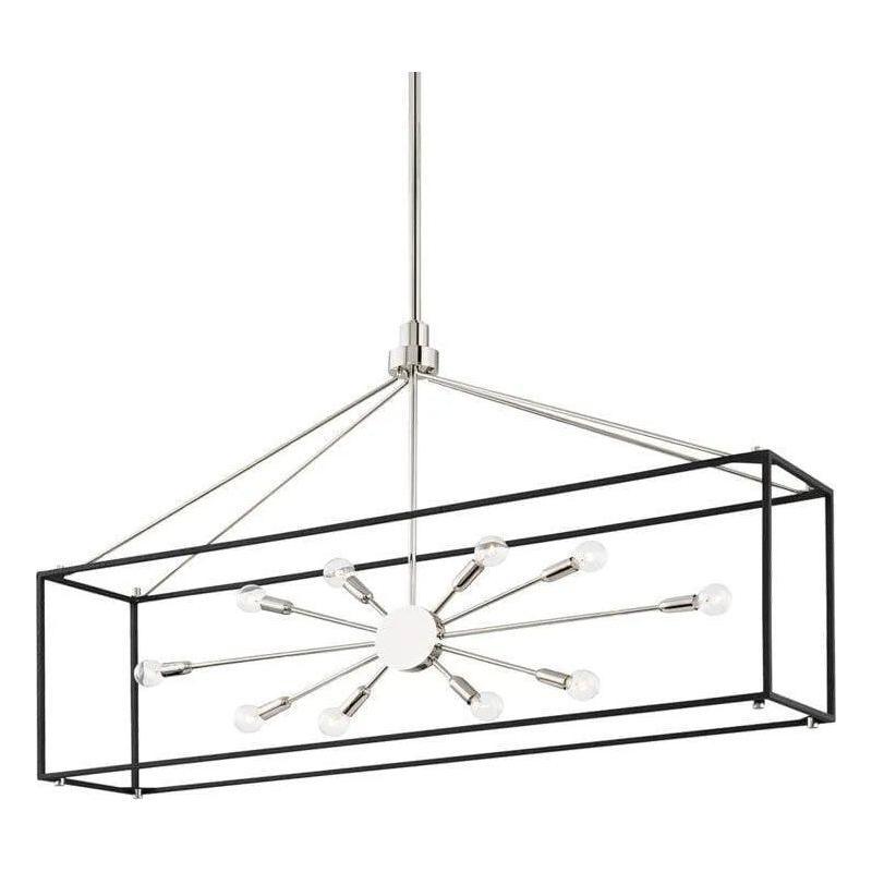 Hudson Valley Lighting - Glendale Linear Pendant - 8948-PN/BK - Canada Light Shop