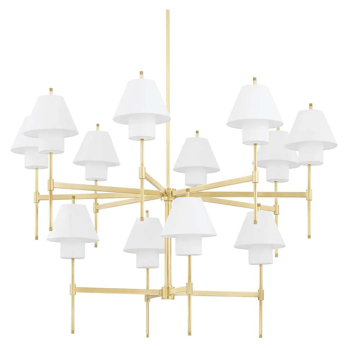 Hudson Valley Lighting - Glenmoore Chandelier - PI1899812-AGB - Canada Light Shop