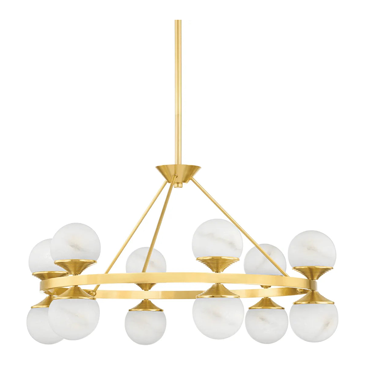 Hudson Valley Lighting - Grafton LED Chandelier - 8236-AGB - Canada Light Shop