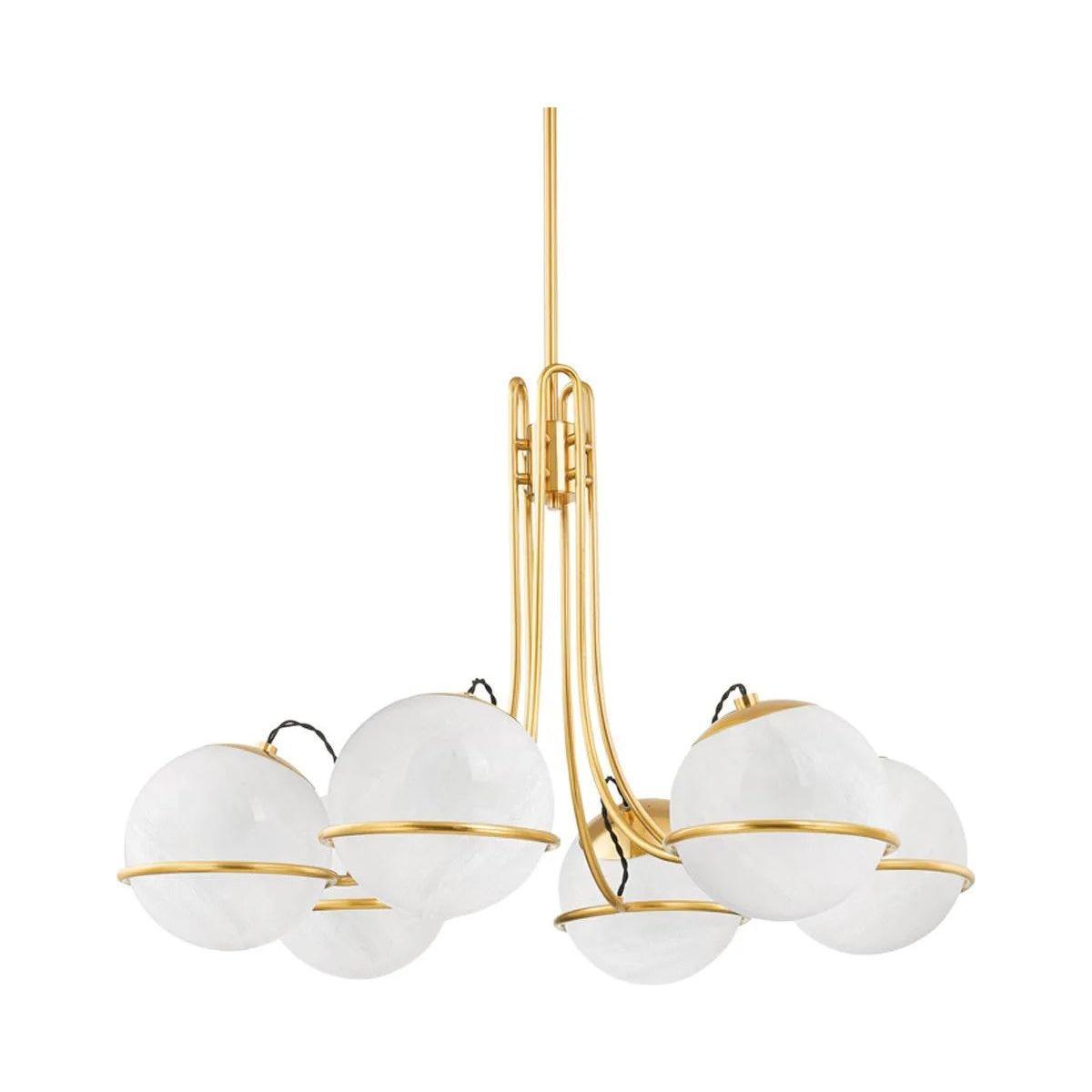 Hudson Valley Lighting - Hingham Chandelier - 3940-AGB - Canada Light Shop