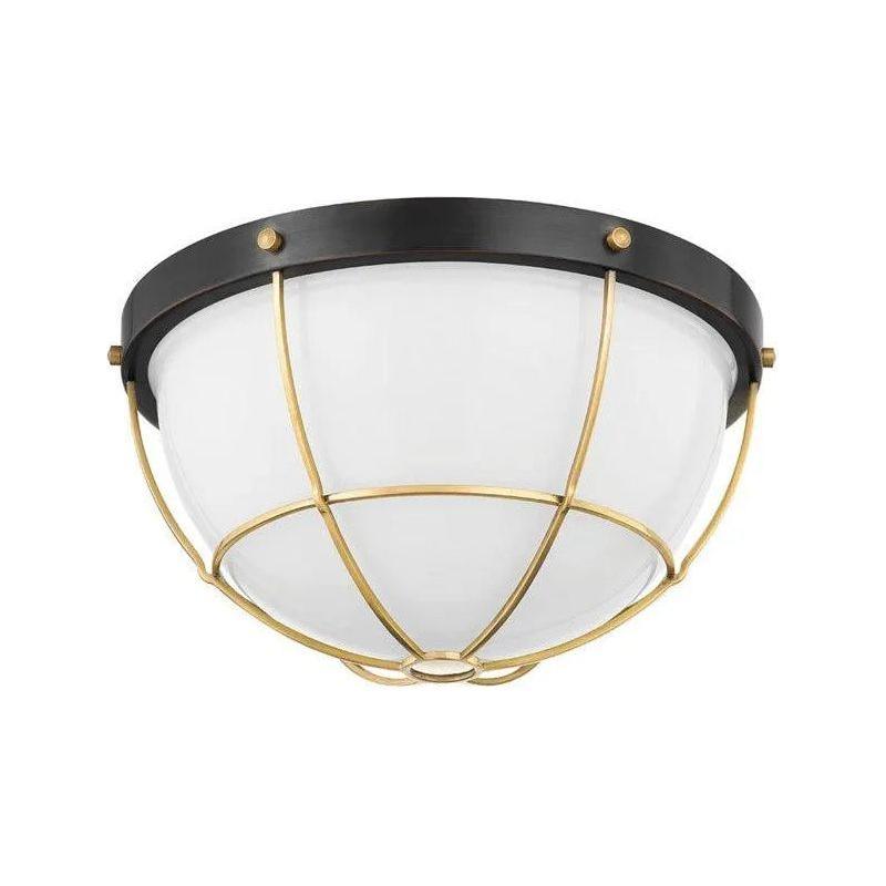 Hudson Valley Lighting - Holkham Flush Mount - MDS1501-AGB/DB - Canada Light Shop