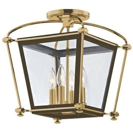 Hudson Valley Lighting - Hollis Semi Flush Mount - 3610-AGB - Canada Light Shop