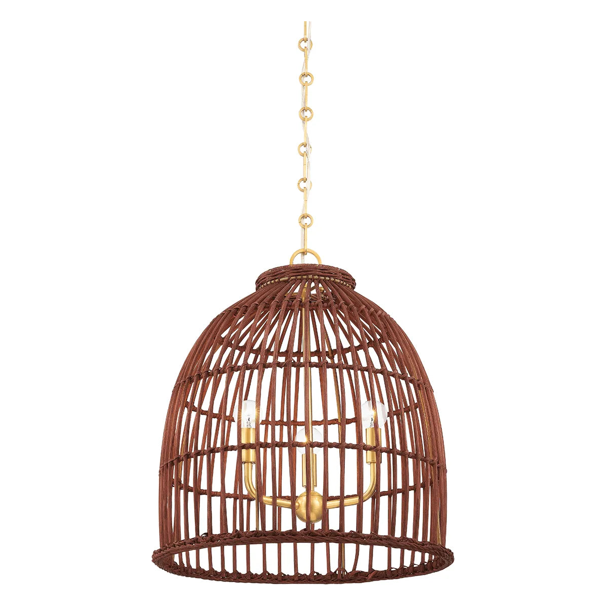 Hudson Valley Lighting - Jordan Pendant - BKO701-AGB - Canada Light Shop