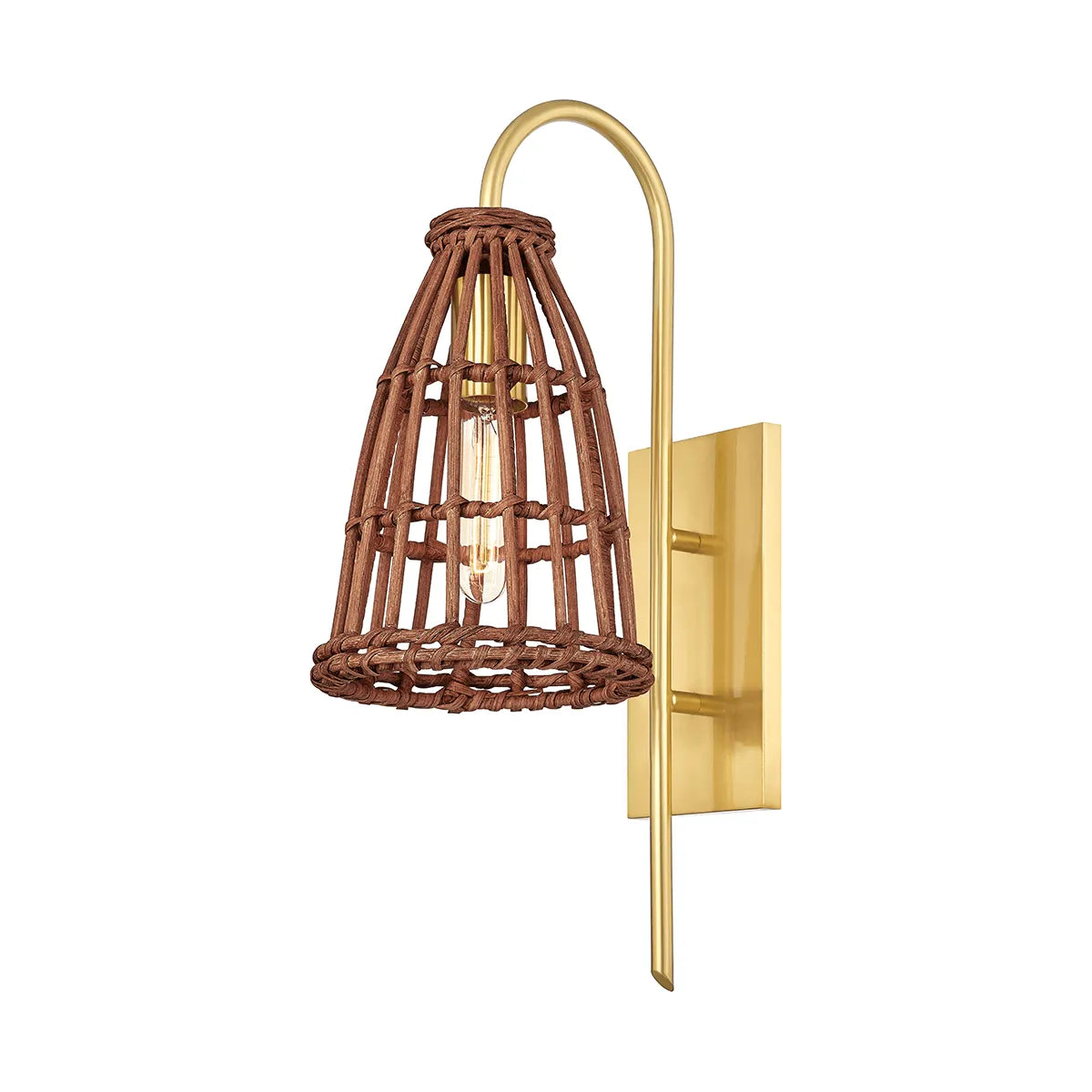 Hudson Valley Lighting - Jordan Wall Sconce - BKO700-AGB - Canada Light Shop