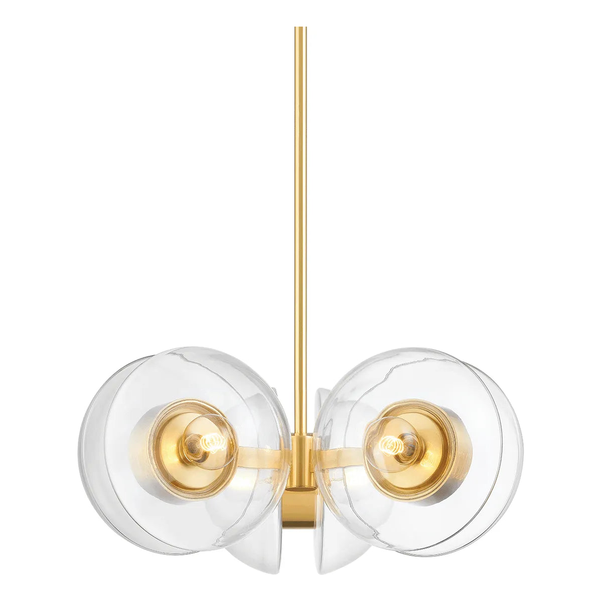 Hudson Valley Lighting - Kert Chandelier - 9427-AGB - Canada Light Shop