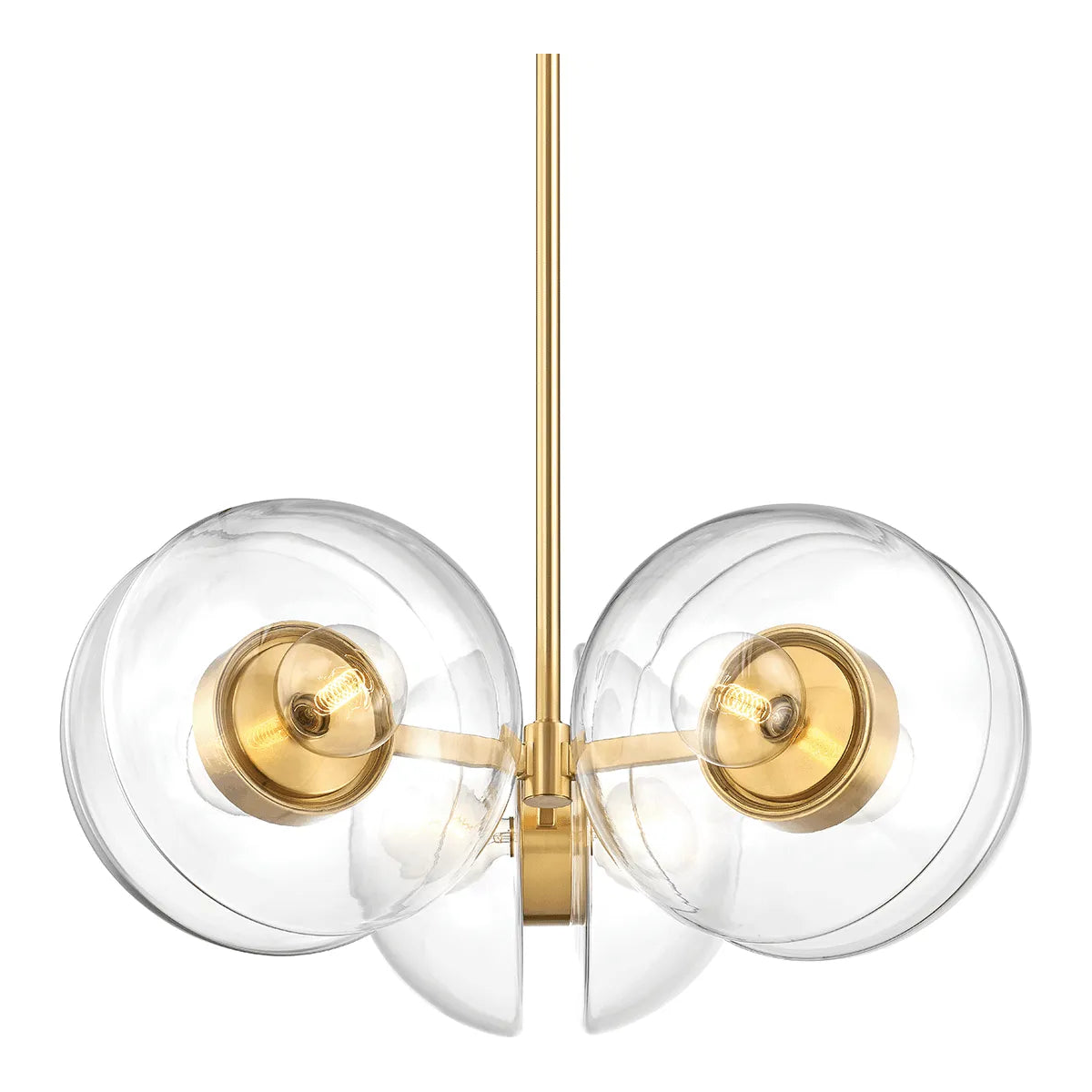 Hudson Valley Lighting - Kert Chandelier - 9439-AGB - Canada Light Shop