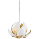 Hudson Valley Lighting - Lotus Chandelier - 5708-GL/WH - Canada Light Shop