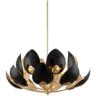 Hudson Valley Lighting - Lotus Chandelier - 5739-GL/BK - Canada Light Shop
