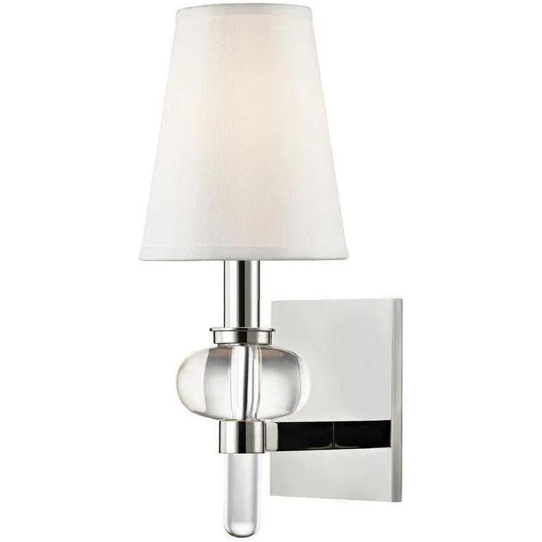Hudson Valley Lighting - Luna Wall Sconce - 1900-PN - Canada Light Shop
