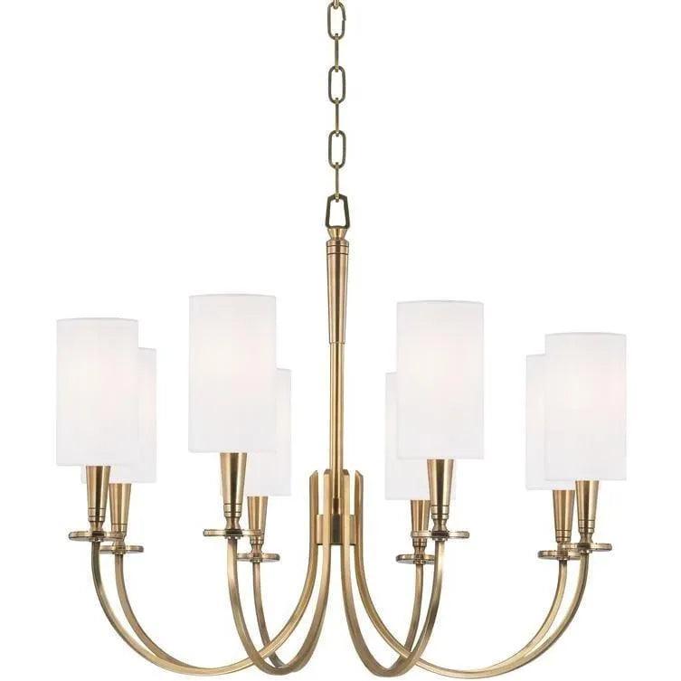 Hudson Valley Lighting - Mason Chandelier - 8028-AGB - Canada Light Shop