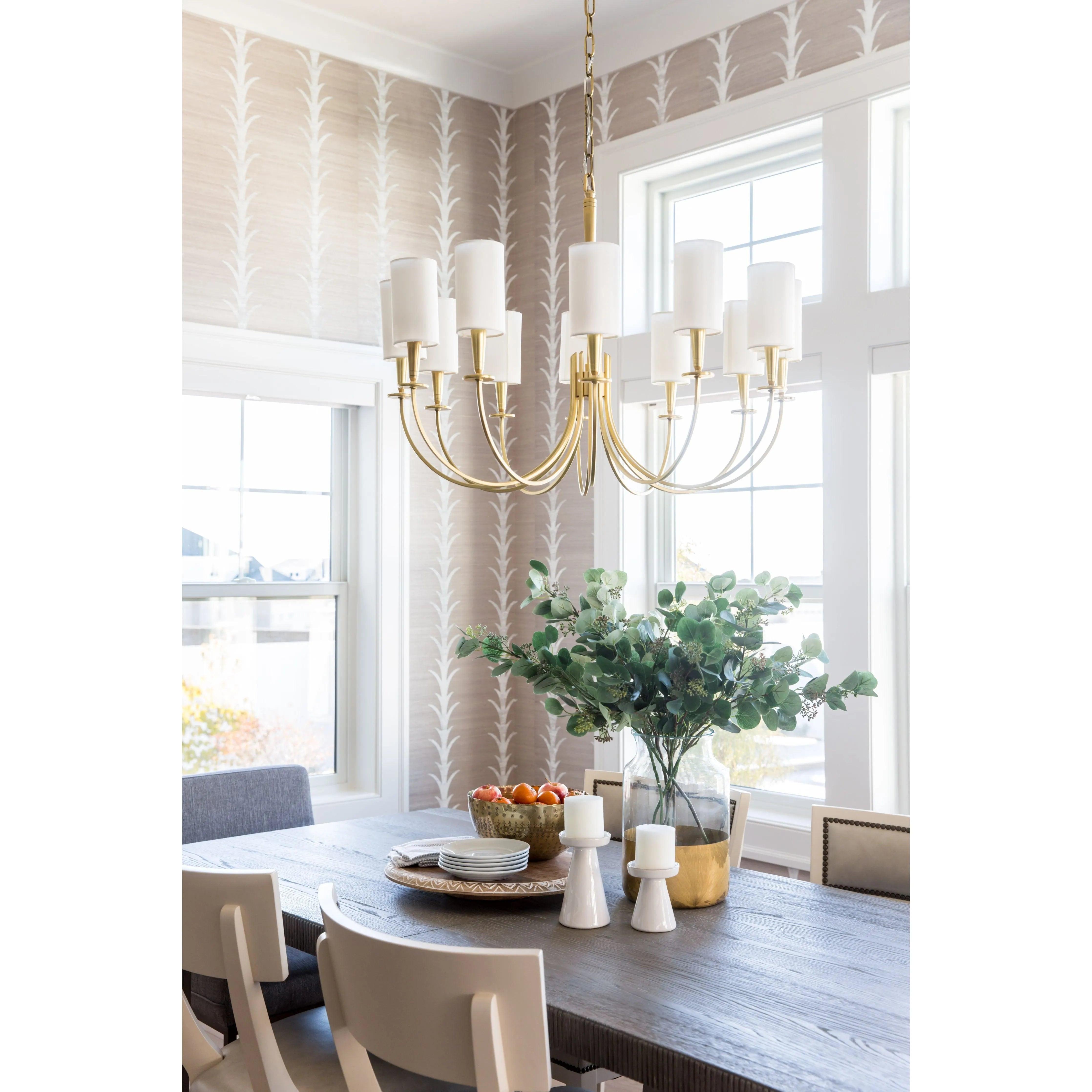 Hudson Valley Lighting - Mason Chandelier - 8028-AGB - Canada Light Shop