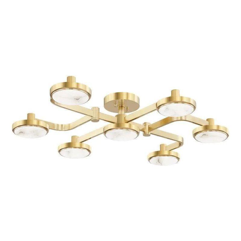Hudson Valley Lighting - Meander LED Chandelier - 6332-AGB - Canada Light Shop