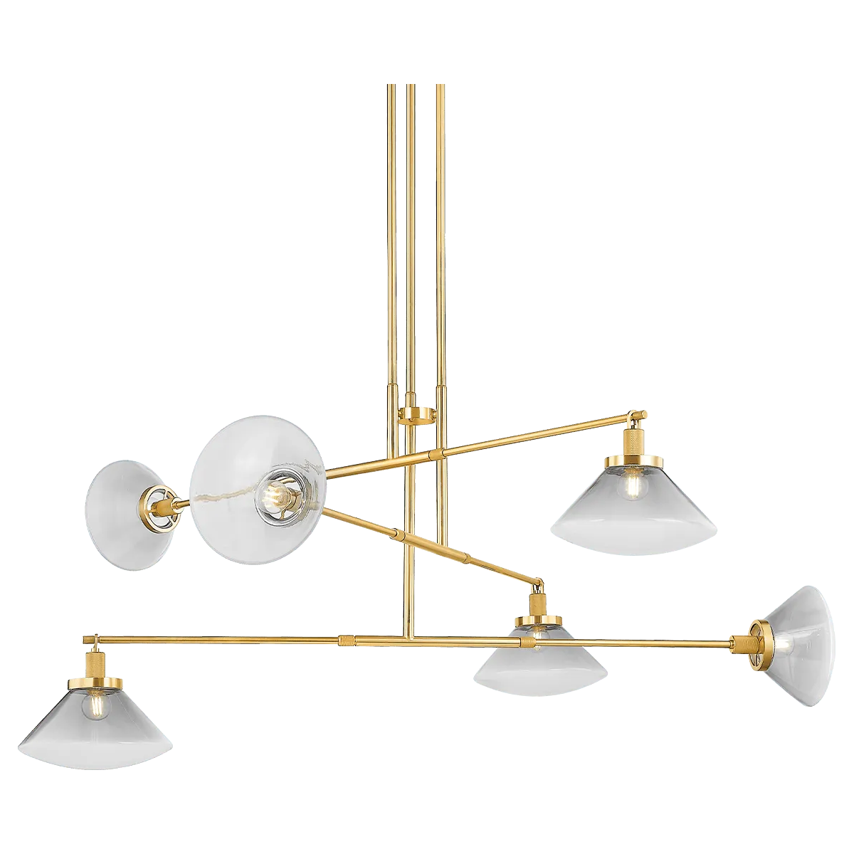 Hudson Valley Lighting - Mendon Chandelier - 1936-AGB - Canada Light Shop