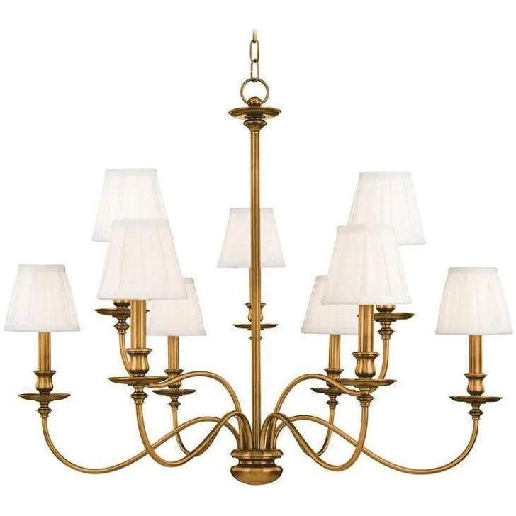 Hudson Valley Lighting - Menlo Park Chandelier - 4039-AGB - Canada Light Shop