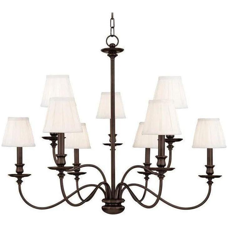 Hudson Valley Lighting - Menlo Park Chandelier - 4039-OB - Canada Light Shop