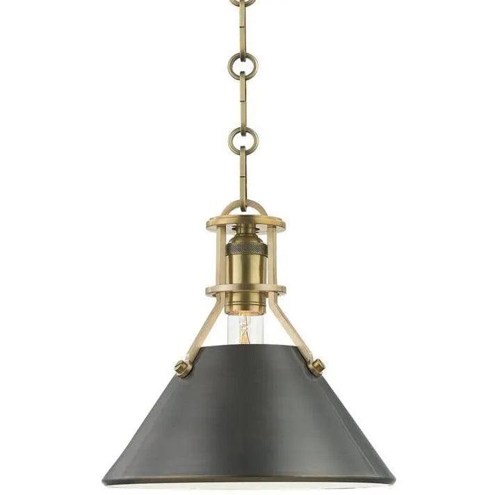 Hudson Valley Lighting - Metal No. 2 Pendant - MDS951-ADB - Canada Light Shop
