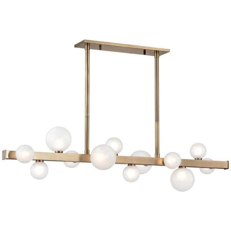 Hudson Valley Lighting - Mini Hinsdale Linear Pendant - 8744-AGB - Canada Light Shop