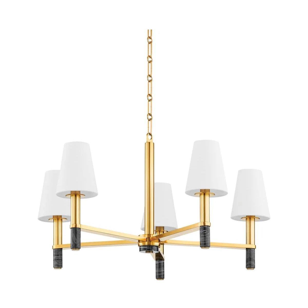 Hudson Valley Lighting - Montreal Chandelier - 5630-AGB - Canada Light Shop