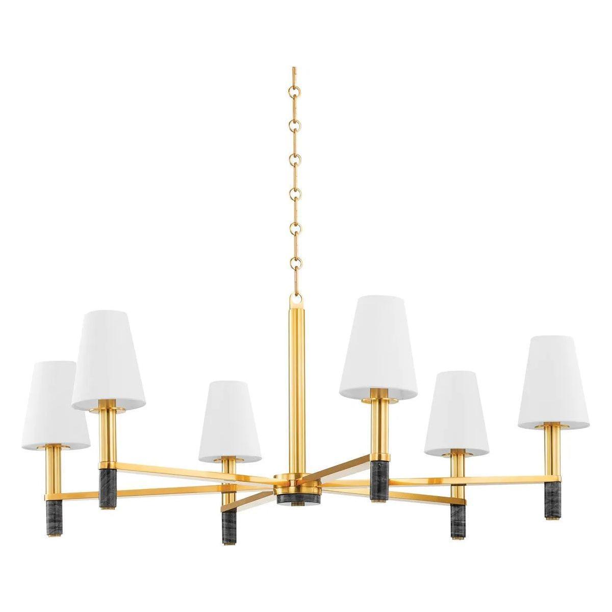 Hudson Valley Lighting - Montreal Chandelier - 5640-AGB - Canada Light Shop
