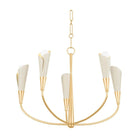 Hudson Valley Lighting - Montrose Chandelier - 3155-VGL/SSD - Canada Light Shop
