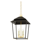 Hudson Valley Lighting - Natick Lantern - 5127-AGB/SBK - Canada Light Shop