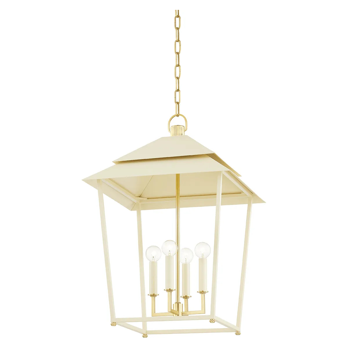 Hudson Valley Lighting - Natick Lantern - 5127-AGB/SSD - Canada Light Shop