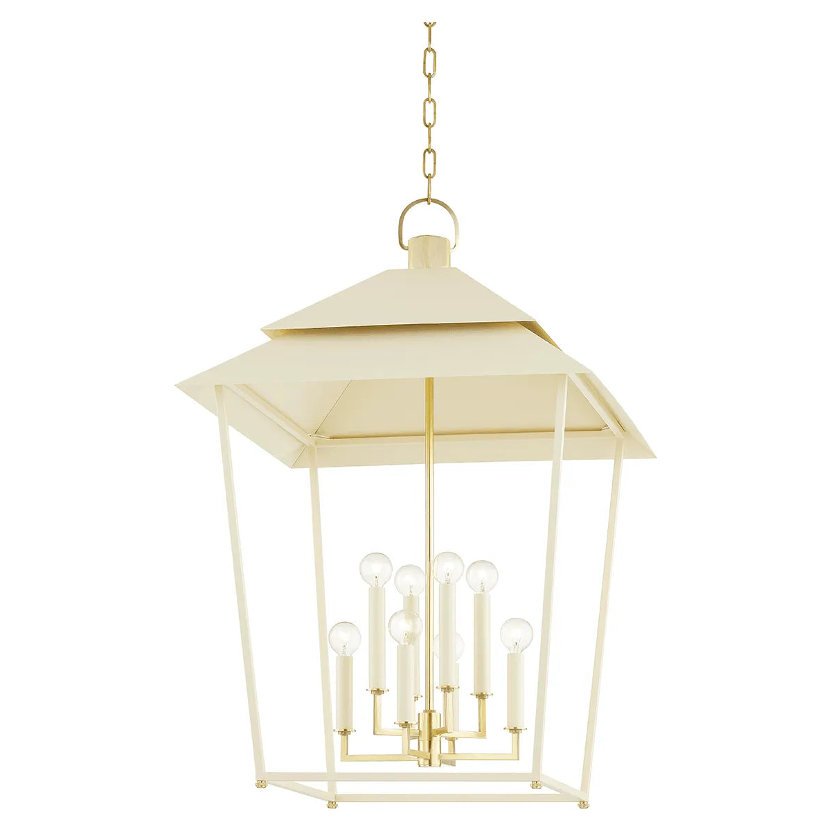 Hudson Valley Lighting - Natick Lantern - 5138-AGB/SSD - Canada Light Shop
